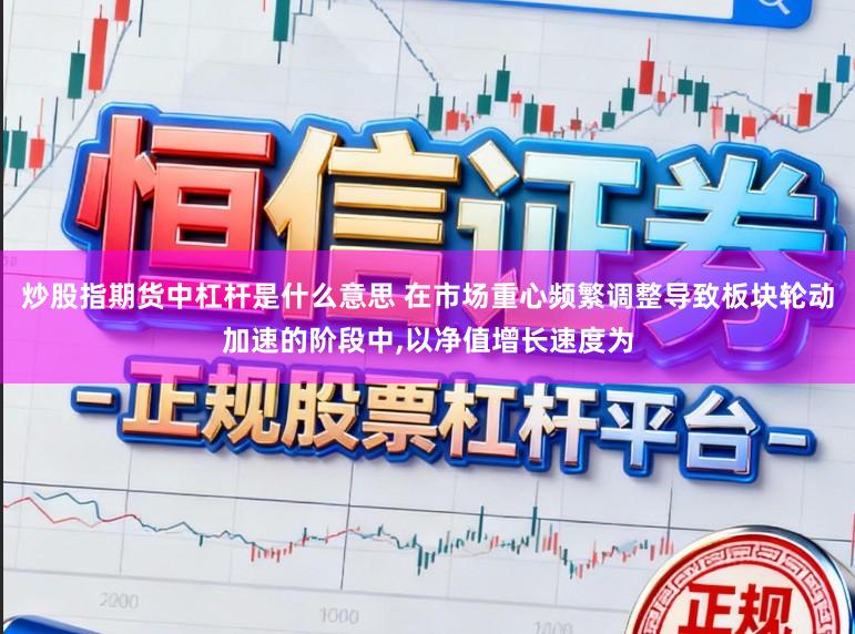 炒股指期货中杠杆是什么意思 在市场重心频繁调整导致板块轮动加速的阶段中,以净值增长速度为