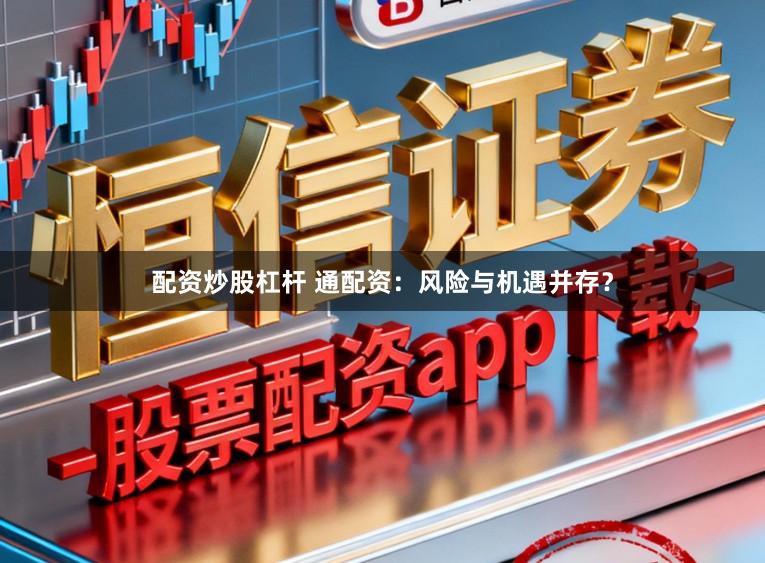 配资炒股杠杆 通配资：风险与机遇并存？